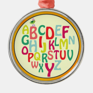 Ornement En Métal Alphabet