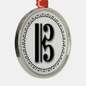 Ornement En Métal Alto ou Tenor Clef Music Note Design C Clef (Droite)