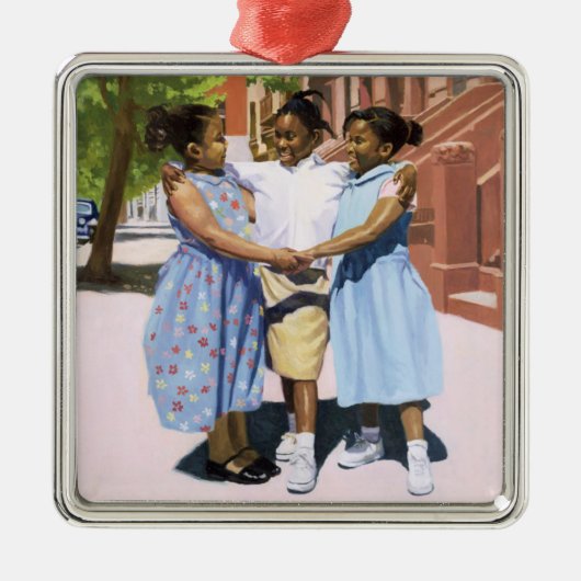 Ornement En Métal Amis 2001 (Devant)