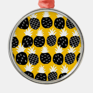 Ornement En Métal Ananas noir