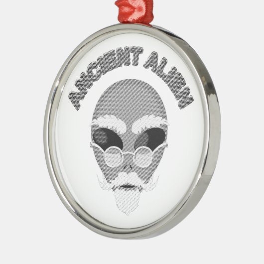 Ornement En Métal Ancien journal en chef Alien (Gauche)