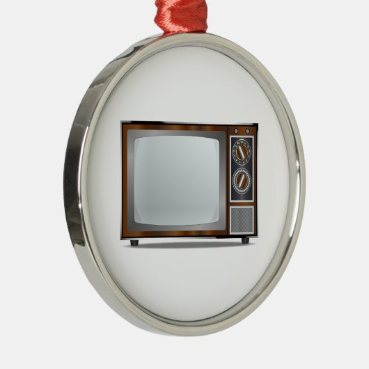 Ornement En Métal Ancien poste de télévision (Droite)