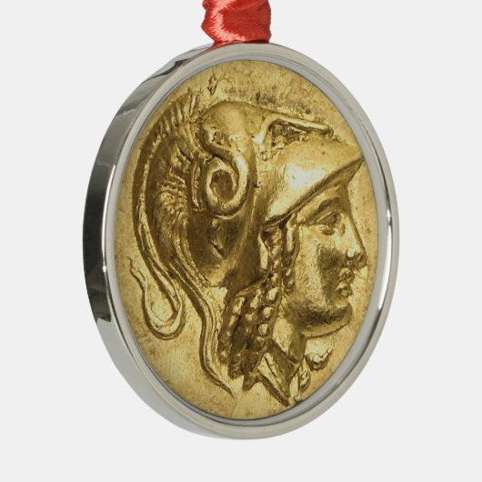 Ornement En Métal Ancienne pièce Athéna (Droite)