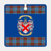 Ornement En Métal Anderson Crest avec Anderson Tartan* (Recto)