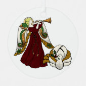 Ornement En Métal Ange de vacances (Recto)