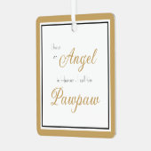 Ornement En Métal Angel dans le Ciel Pawpaw Photo (Avant gauche)