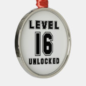 Ornement En Métal Anniversaire déverrouillé de 16 niveaux (Droite)