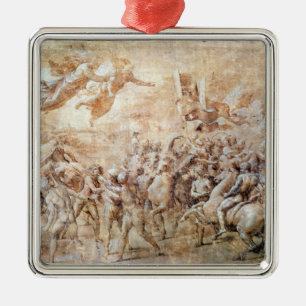 Ornement En Métal Apparition de St Peter et de St Paul