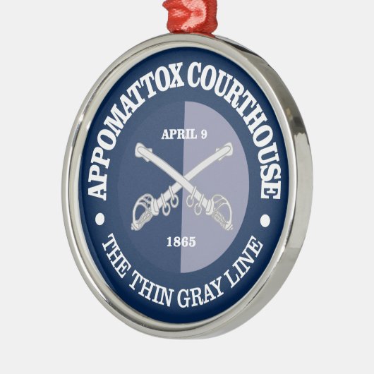 Ornement En Métal Appomattoc Courthouse (B&G) (Gauche)