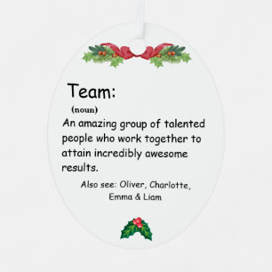 Ornement En Métal Appréciation des employés de la définition d'équip