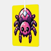 Ornement En Métal Araignée Pixel mignonne (Avant gauche)