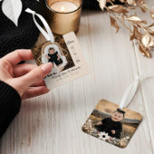 Ornement En Métal Arbre de Noël à feuillage persistant Baby Birth St