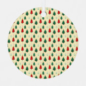 Ornement En Métal Arbre de Noël avec le dessus étoilé sans couture m (Recto)