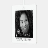 Ornement En Métal Arbre de Noël commémoratif moderne (Avant gauche)