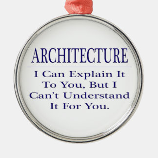 Ornement En Métal Architecte plaisanter .. Expliquer ne pas comprend