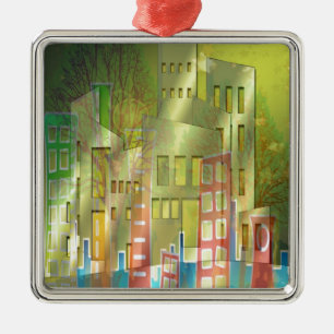 Ornement En Métal Architecture étonnante citadins accessoires d'art