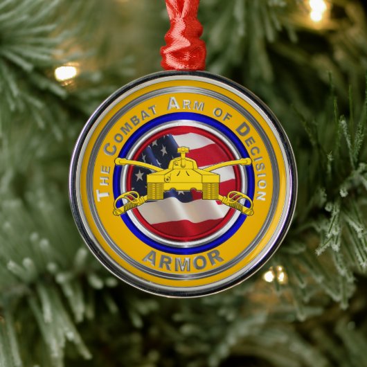 Ornement En Métal Armure de l'Armée (Arbre)