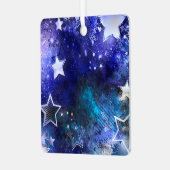 Ornement En Métal Arrière - plan spatial avec étoiles (Avant gauche)