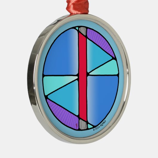 Ornement En Métal Art Nouveau Isa Rune de la douceur (Droite)