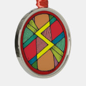 Ornement En Métal Art Nouveau Sowilo Rune de succès (Droite)