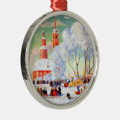 Ornement En Métal Art russe Cadeaux de Noël (Droite)