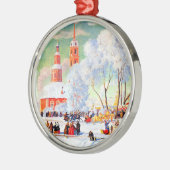 Ornement En Métal Art russe Cadeaux de Noël (Gauche)