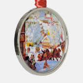 Ornement En Métal Art Russe Custom Cadeaux de Noël (Droite)