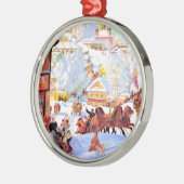 Ornement En Métal Art Russe Custom Cadeaux de Noël (Gauche)