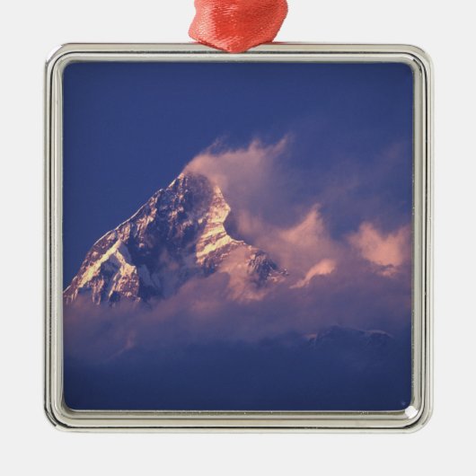 Ornement En Métal Asie, Népal. Machhapuchhare (Devant)