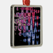 Ornement En Métal Assez mignonne pourpre Cendres Gris et Noir Aquare (Droite)