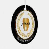 Ornement En Métal Assistant 🦷 dentaire, Hygiéniste, Étudiant - Un c (Avant droite)