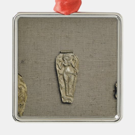 Ornement En Métal Astarte de representation pendant, déesse de (Devant)