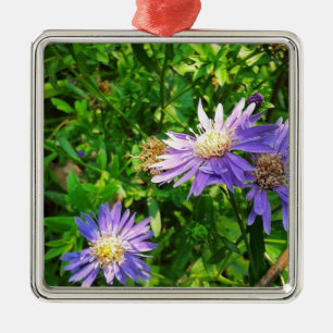Ornement En Métal Asters de la Nouvelle Angleterre