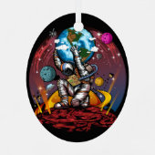 Ornement En Métal Atlas Space Man (Verso)