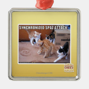 Ornement En Métal Attaque de Sychronized Spaz