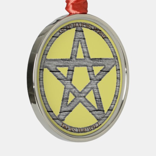 Ornement En Métal Aucun objet nuisible (Droite)