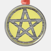 Ornement En Métal Aucun objet nuisible (Devant)