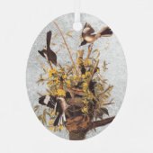 Ornement En Métal Audubon Mockingbird Family vs Snake (Verso)