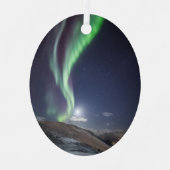 Ornement En Métal Aurora Borealis Norvège (Recto)