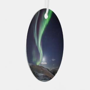 Ornement En Métal Aurora Borealis Norvège
