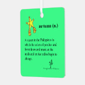 Ornement En Métal Automne philippin (Avant gauche)