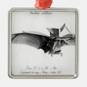 Ornement En Métal Avion III, 'le Bat