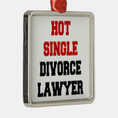 Ornement En Métal Avocat de divorce unique Hot (Droite)