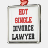 Ornement En Métal Avocat de divorce unique Hot (Gauche)