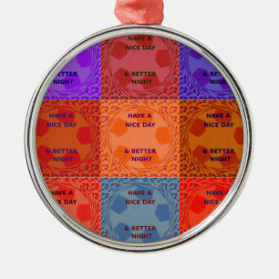 Ornement En Métal Avoir des couleurs de Nice Day