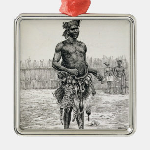 Ornement En Métal Azandeh Binsa ou docteur de sorcière