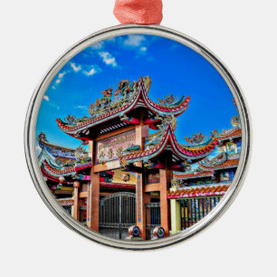 Ornement En Métal Baan Sing La Vieille Ville Yasothon, Thaïlande