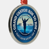 Ornement En Métal Bague de grand canyon à bord (V) (Droite)