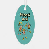 Ornement En Métal Baignade rochers (Avant droite)