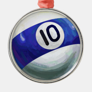 Ornement En Métal Balle 10